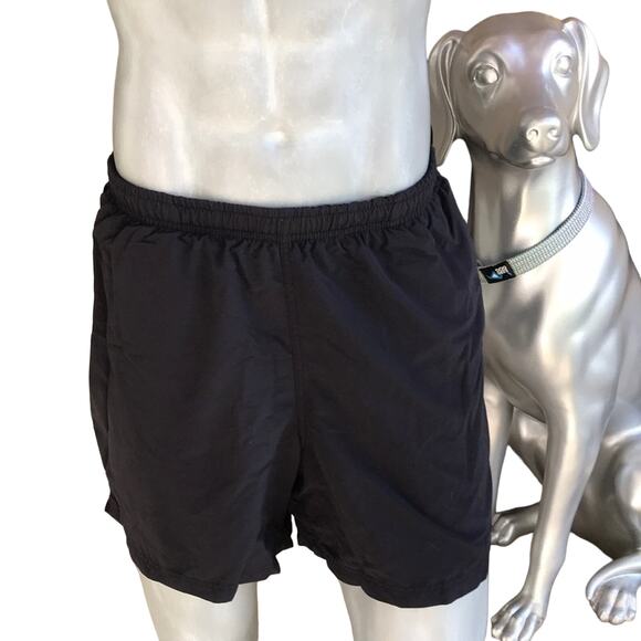 L.L. Bean  Black Swim Trunk Shorts with Pocket Men's Size XL - Picture 2 of 8